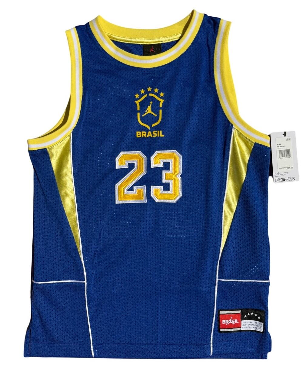 Youth Brazil National Team Jordan Brand Jersey Size L
